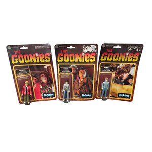 Funko ReAction The Goonies Chunk, Mikey & Data Lot of 3 New